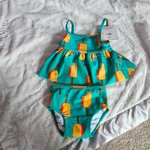 Hannah Andersson 3-6 months 2 piece swimsuit Popsicles!